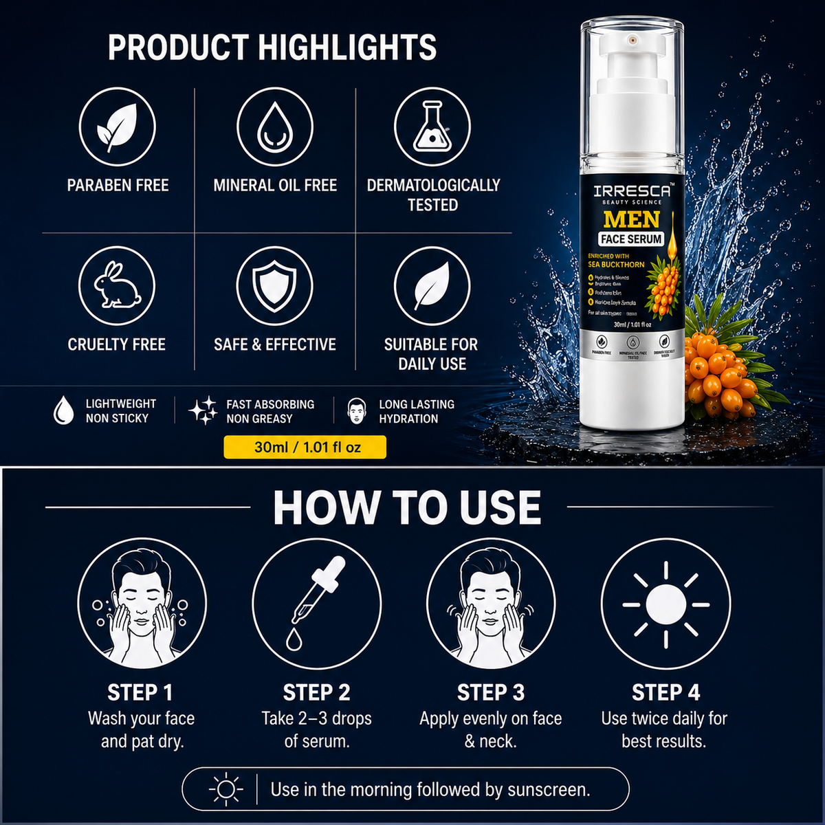 Face Serum Brightening & Oil Control