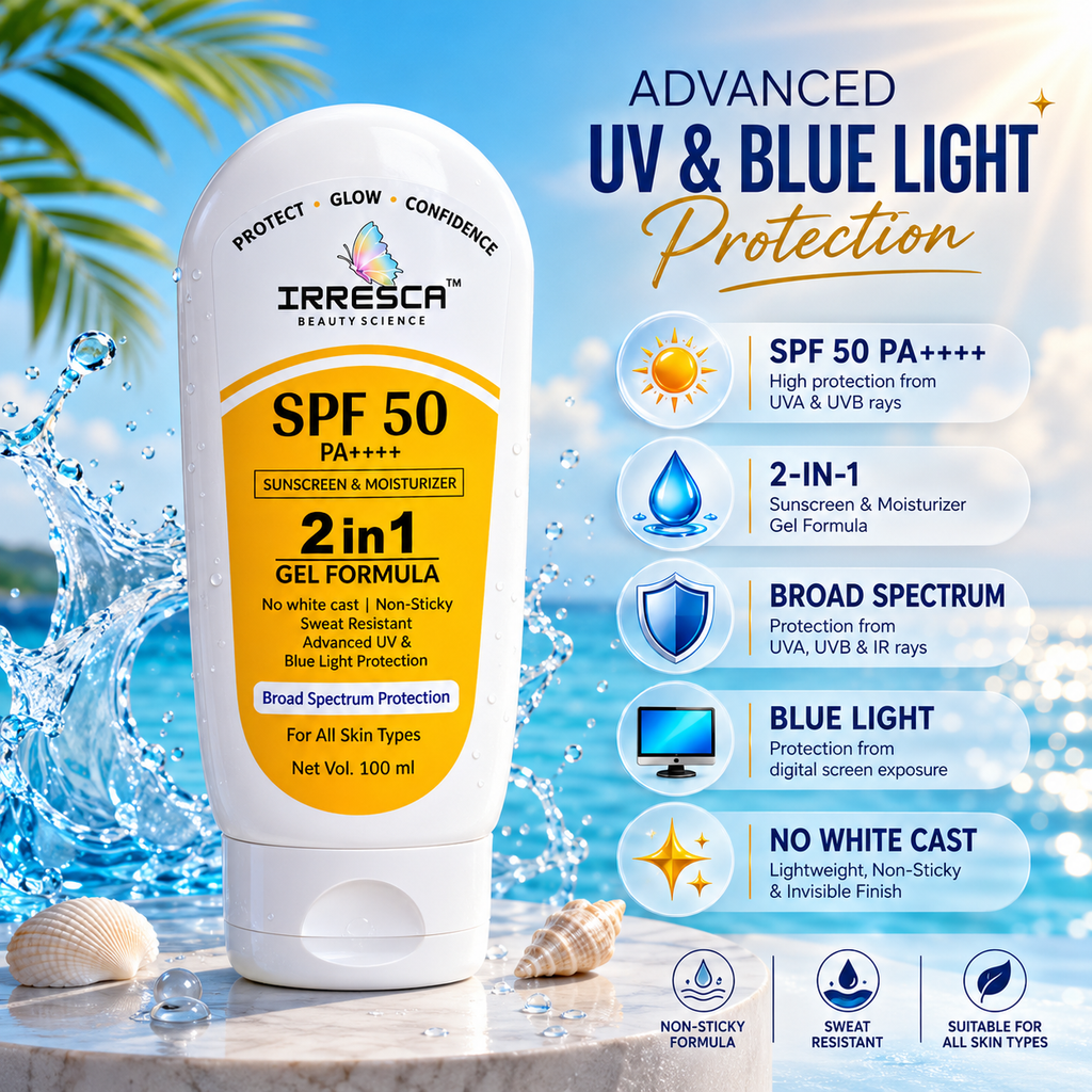 SPF 50 PA++++ Sunscreen 2 in 1