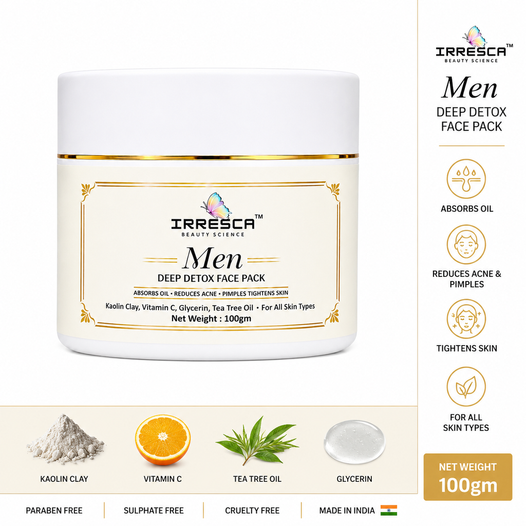Men Face Pack – Deep Cleansing & Oil Control