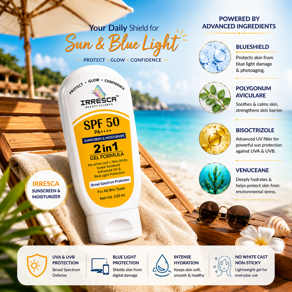 SPF 50 PA++++ Sunscreen 2 in 1