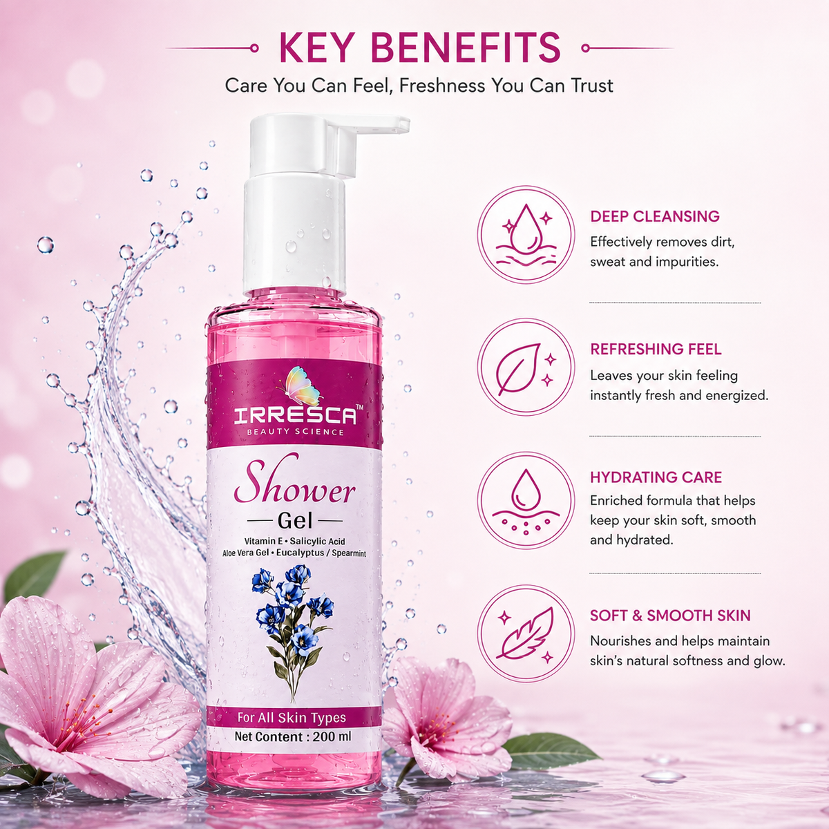 Full Body Skin care Shower Gel