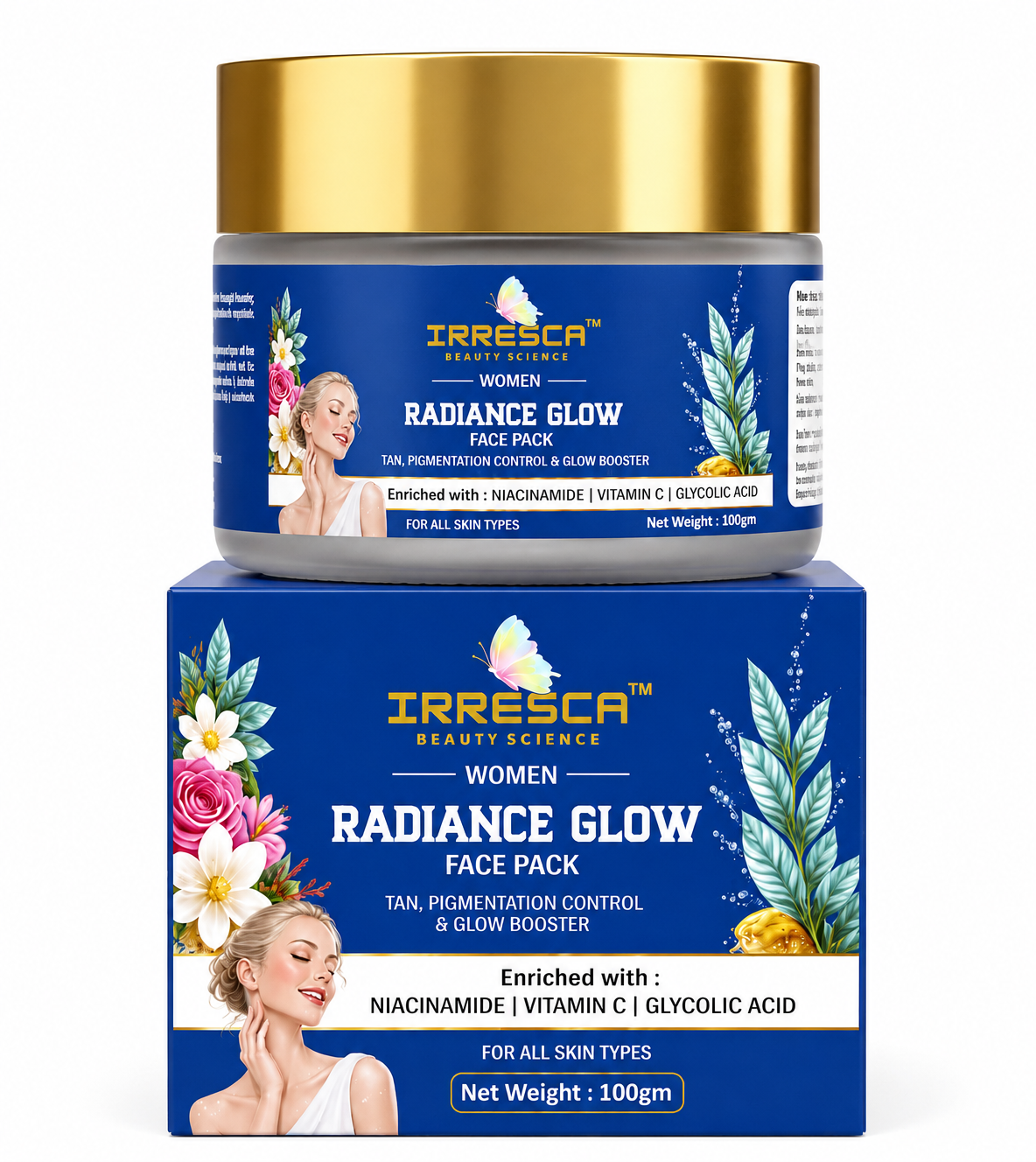Radiance Glow Face Pack Niacinamide & Glycolic Acid